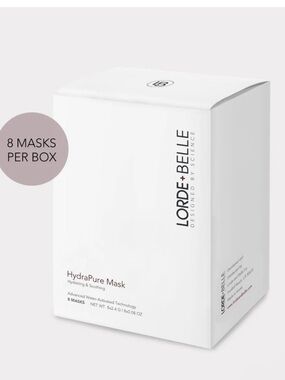 Lorde + Belle HydraPure Mask -Hydrating Face Masks (8 Pack)